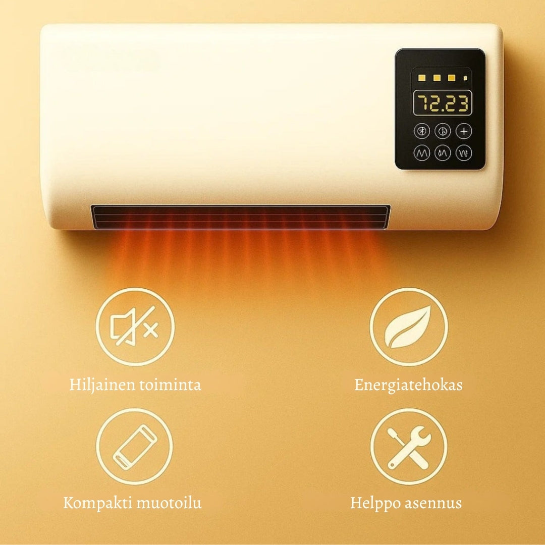 LämpöVirta – Kompakti lämmitin, joka tuo lämmön sekunneissa