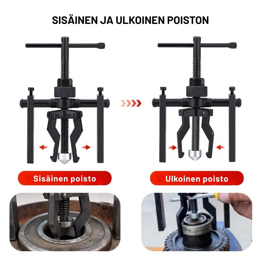 VoimaKoura – Irrota jumittuneet osat ilman voimaa tai stressiä
